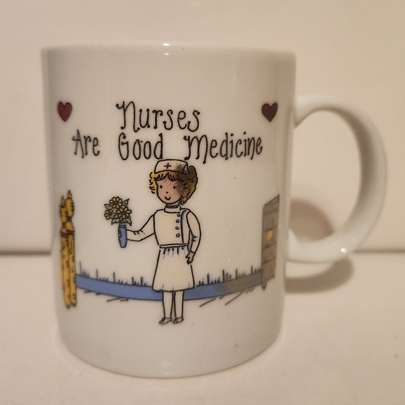 Touchstone Mugs Other - Vintage 1984 Touchstone Mug “Nurses are good medicine” Misprint to Side of Image